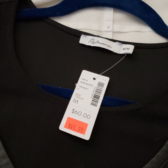 👗 REITMANS - Black Dress - Size M - Picture 3 of 5